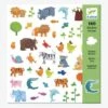160 Stickers Animaux DJECO Multicolore - Djeco -Périphériques Pour Enfants 160 stickers animaux djeco