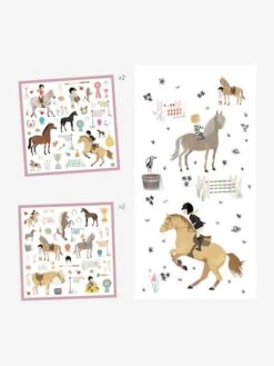 160 Stickers Chevaux DJECO Multicolore - Djeco -Périphériques Pour Enfants 160 stickers chevaux djeco 2