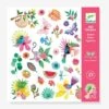 160 Stickers Paradise DJECO Rose - Djeco -Périphériques Pour Enfants 160 stickers paradise djeco