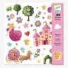 160 Stickers Princesse Marguerite DJECO Multicolore - Djeco -Périphériques Pour Enfants 160 stickers princesse marguerite djeco