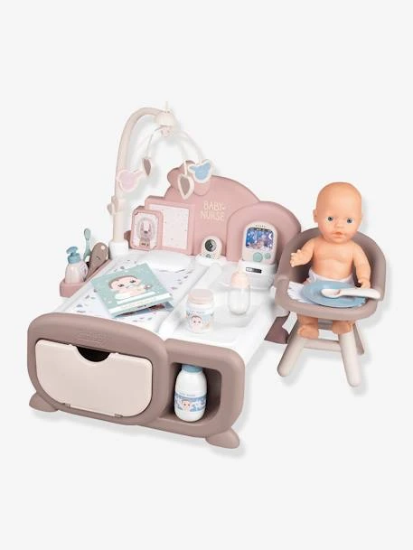 Baby Nurse Nursery Cocoon - SMOBY Multicolore - Smoby 3 Baby Nurse Nursery Cocoon - SMOBY Multicolore - Smoby