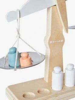 Balance à Poids En Bois FSC® Multicolore - Vertbaudet -Périphériques Pour Enfants balance a poids en bois fsc 4