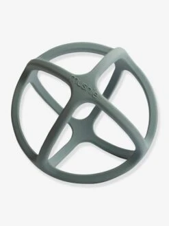 Balle De Dentition En Silicone - MUSHIE Bleu - Mushie -Périphériques Pour Enfants balle de dentition en silicone mushie 2