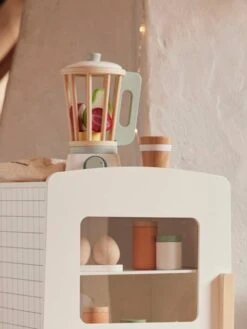 Blender + Tranches De Fruits En Bois FSC® Multicolore - Vertbaudet -Périphériques Pour Enfants blender tranches de fruits en bois fsc 1