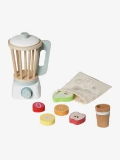 Blender + Tranches De Fruits En Bois FSC® Multicolore - Vertbaudet -Périphériques Pour Enfants blender tranches de fruits en bois fsc 4