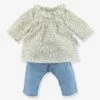 Blouse Et Pantalon - COROLLE Bleu Jean - Corolle -Périphériques Pour Enfants blouse et pantalon corolle