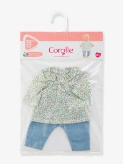 Blouse Et Pantalon - COROLLE Bleu Jean - Corolle -Périphériques Pour Enfants blouse et pantalon corolle 2