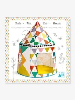 Cabane Multicolore DJECO Blanc - Djeco 6 Cabane Multicolore DJECO Blanc - Djeco -Périphériques Pour Enfants cabane multicolore djeco 1