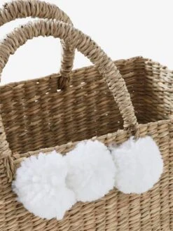 Cabas De Course En Herbier Beige - Vertbaudet -Périphériques Pour Enfants cabas de course en herbier 4