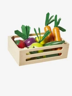 Cagette De Légumes Pour Dinette En Bois FSC® Multicolore - Vertbaudet -Périphériques Pour Enfants cagette de legumes pour dinette en bois fsc 1