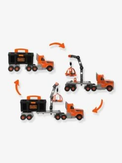 Camion De Bricolage Black+Decker SMOBY Orange/noir/gris - Smoby -Périphériques Pour Enfants camion de bricolage blackdecker smoby 3