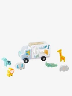Camion D'encastrement Jungle En Bois FSC® Multicolore - Vertbaudet -Périphériques Pour Enfants camion dencastrement jungle en bois fsc 4
