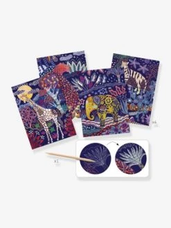 Cartes à Gratter Nature Luxuriante DJECO Violet - Djeco -Périphériques Pour Enfants cartes a gratter nature luxuriante djeco 2