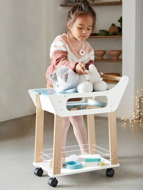 Chariot De Vétérinaire En Bois FSC® Blanc - Vertbaudet 3 Chariot De Vétérinaire En Bois FSC® Blanc - Vertbaudet