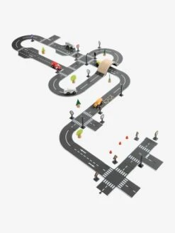 Circuit De Voitures En Bois FSC® Multicolore - Vertbaudet -Périphériques Pour Enfants circuit de voitures en bois fsc 2