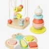 Coffret De 3 Jeux D'éveil En Bois FSC® Multicolore - Vertbaudet -Périphériques Pour Enfants coffret de 3 jeux deveil en bois fsc