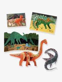 Coffret Le Monde Des Dinosaures DJECO Vert - Djeco -Périphériques Pour Enfants coffret le monde des dinosaures djeco 4