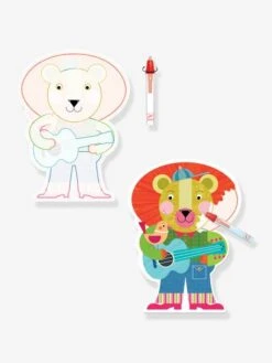 Coloriage à L'eau Animalo-Len DJECO Orange - Djeco -Périphériques Pour Enfants coloriage a leau animalo len djeco 3