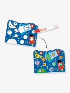 Coloriage à L'eau Caché Dans Le Ciel DJECO Bleu - Djeco -Périphériques Pour Enfants coloriage a leau cache dans le ciel djeco 3