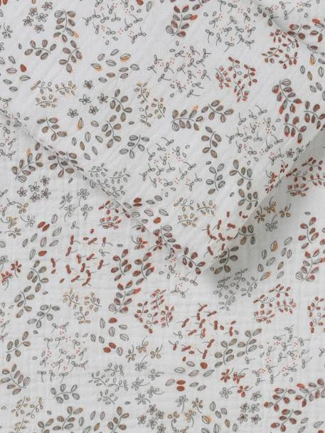 Couette + Oreiller Poupon En Gaze De Coton Flora Multicolore - Vertbaudet 6 Couette + Oreiller Poupon En Gaze De Coton Flora Multicolore - Vertbaudet – Image 4