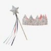 Couronne + Baguette Rose - Vertbaudet -Périphériques Pour Enfants couronne baguette
