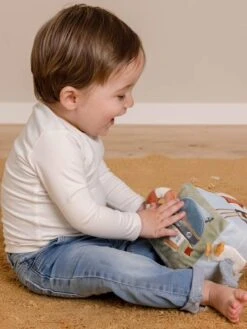 Cube D'Éveil Mouette Sailors Bay - LITTLE DUTCH Bleu Grisé - Little Dutch -Périphériques Pour Enfants cube deveil mouette sailors bay little dutch 3