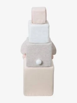 Cubes En Tissu GRENIER Beige - Vertbaudet -Périphériques Pour Enfants cubes en tissu grenier 4