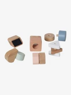 Cubes Sensoriels En Bois FSC® Multicolore - Vertbaudet -Périphériques Pour Enfants cubes sensoriels en bois fsc 3