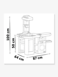 Cuisine Tefal Clean - SMOBY Blanc - Smoby -Périphériques Pour Enfants cuisine tefal clean smoby 4