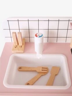 Cuisinette Design En Bois FSC® Rose - Vertbaudet -Périphériques Pour Enfants cuisinette design en bois fsc 4