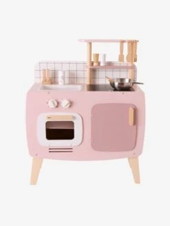 Cuisinette Design En Bois FSC® Rose - Vertbaudet -Périphériques Pour Enfants cuisinette design en bois fsc 5