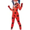 Déguisement Tikki Ladybug + Gants - Miraculous - 5/6 Ans - RUBIE'S Rouge - Rubie's