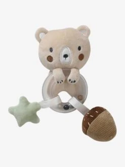 Doudou Carré + Hochet GREEN FOREST Multicolore - Vertbaudet -Périphériques Pour Enfants doudou carre hochet green forest 5