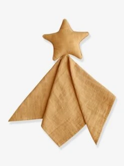 Doudou Lange étoile - MUSHIE Beige - Mushie -Périphériques Pour Enfants doudou lange etoile mushie 2