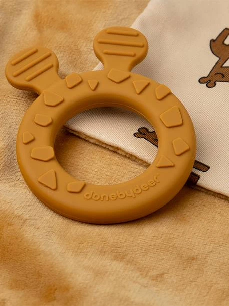 Doudou Plat Attache Sucette - DONE BY DEER Moutarde - Done By Deer 7 Doudou Plat Attache Sucette - DONE BY DEER Moutarde - Done By Deer – Image 5