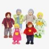 Famille De 6 Poupées En Bois HAPE Multicolore - Hape -Périphériques Pour Enfants famille de 6 poupees en bois hape
