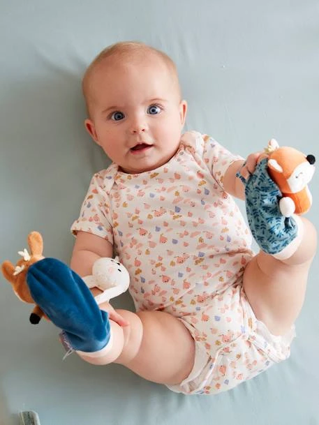 Hochets Mains Et Pieds Forêt Enchantée Multicolore - Vertbaudet 4 Hochets Mains Et Pieds Forêt Enchantée Multicolore - Vertbaudet – Image 2