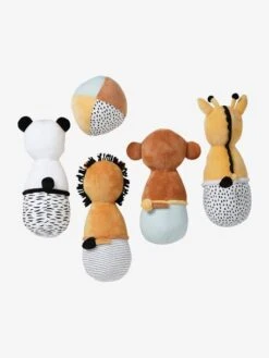 Jeu De Quilles En Tissu TANZANIE Multicolore - Vertbaudet -Périphériques Pour Enfants jeu de quilles en tissu tanzanie 5