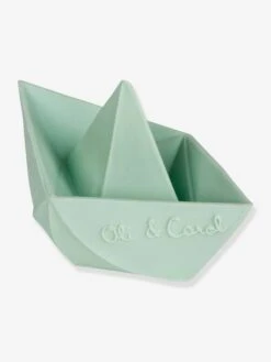 Jouet De Bain Bateau Origami - OLI & CAROL Menthe - Oli Et Carol -Périphériques Pour Enfants jouet de bain bateau origami oli carol 1