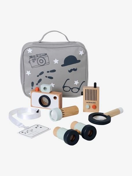 Kit Du Détective En Bois FSC® Gris - Vertbaudet 3 Kit Du Détective En Bois FSC® Gris - Vertbaudet