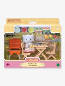 La Fille Eléphant Et Son Set De Pique-nique - SYLVANIAN FAMILIES Blanc - Sylvanian -Périphériques Pour Enfants la fille elephant et son set de pique nique sylvanian families 1