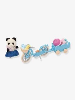 La Fille Panda, Son Vélo Et Sa Remorque - SYLVANIAN FAMILIES Blanc - Sylvanian -Périphériques Pour Enfants la fille panda son velo et sa remorque sylvanian families 2