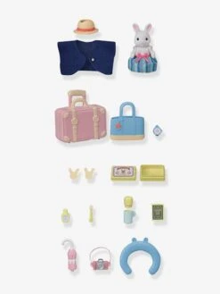 La Maman Lapin Neige Et Sa Valise De Week-end - SYLVANIAN FAMILIES Blanc - Sylvanian -Périphériques Pour Enfants la maman lapin neige et sa valise de week end sylvanian families 1