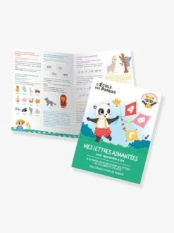 L'école Des Pandas - Mes Lettres Aimantées Pour Apprendre à Lire - AUZOU Vert - Auzou -Périphériques Pour Enfants lecole des pandas mes lettres aimantees pour apprendre a lire auzou 2