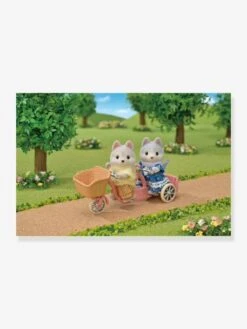 Les Frères Et Sœurs Husky Et Leur Tandem - SYLVANIAN FAMILIES Blanc - Sylvanian -Périphériques Pour Enfants les freres et soeurs husky et leur tandem sylvanian families 3