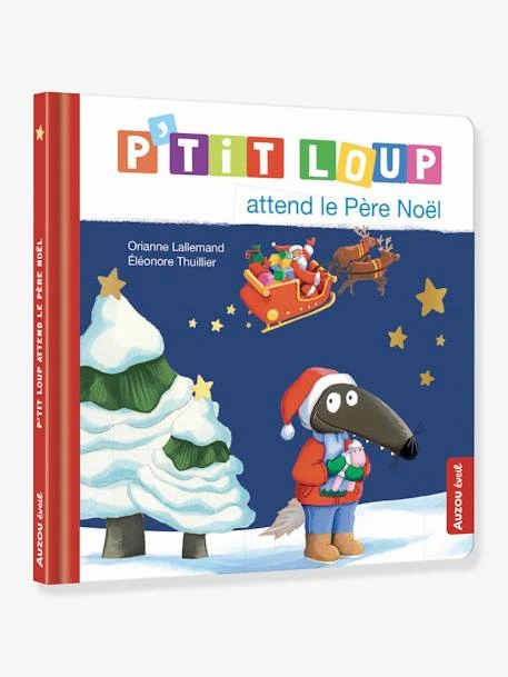 Livre P'tit Loup Attend Le Père Noël - AUZOU Blanc - Auzou 3 Livre P'tit Loup Attend Le Père Noël - AUZOU Blanc - Auzou