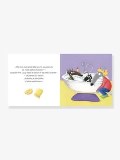 Livre P'tit Loup Se Lave Tout Seul AUZOU Bleu - Auzou -Périphériques Pour Enfants livre ptit loup se lave tout seul auzou 3