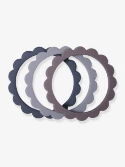 Lot De 3 Bracelets De Dentition Fleur - MUSHIE Vert - Mushie