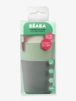 Lot De 3 Verres En Silicone BEABA Multicolore - Beaba -Périphériques Pour Enfants lot de 3 verres en silicone beaba 2
