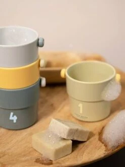 Lot De 4 Gobelets De Bain Little Goose - LITTLE DUTCH Multicolore - Little Dutch -Périphériques Pour Enfants lot de 4 gobelets de bain little goose little dutch 1